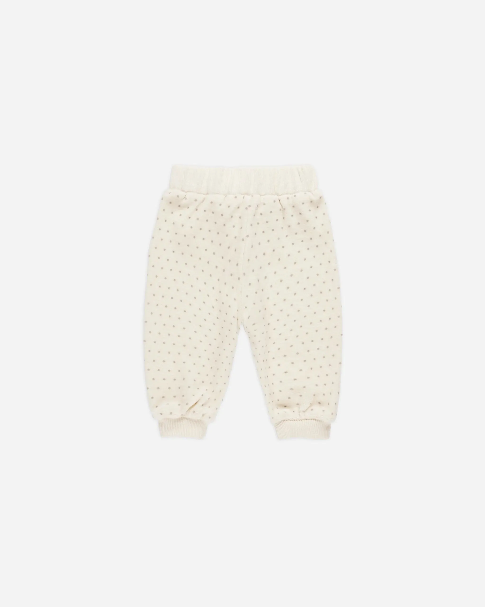 Velour Relaxed Sweatpant (Polka Dots)