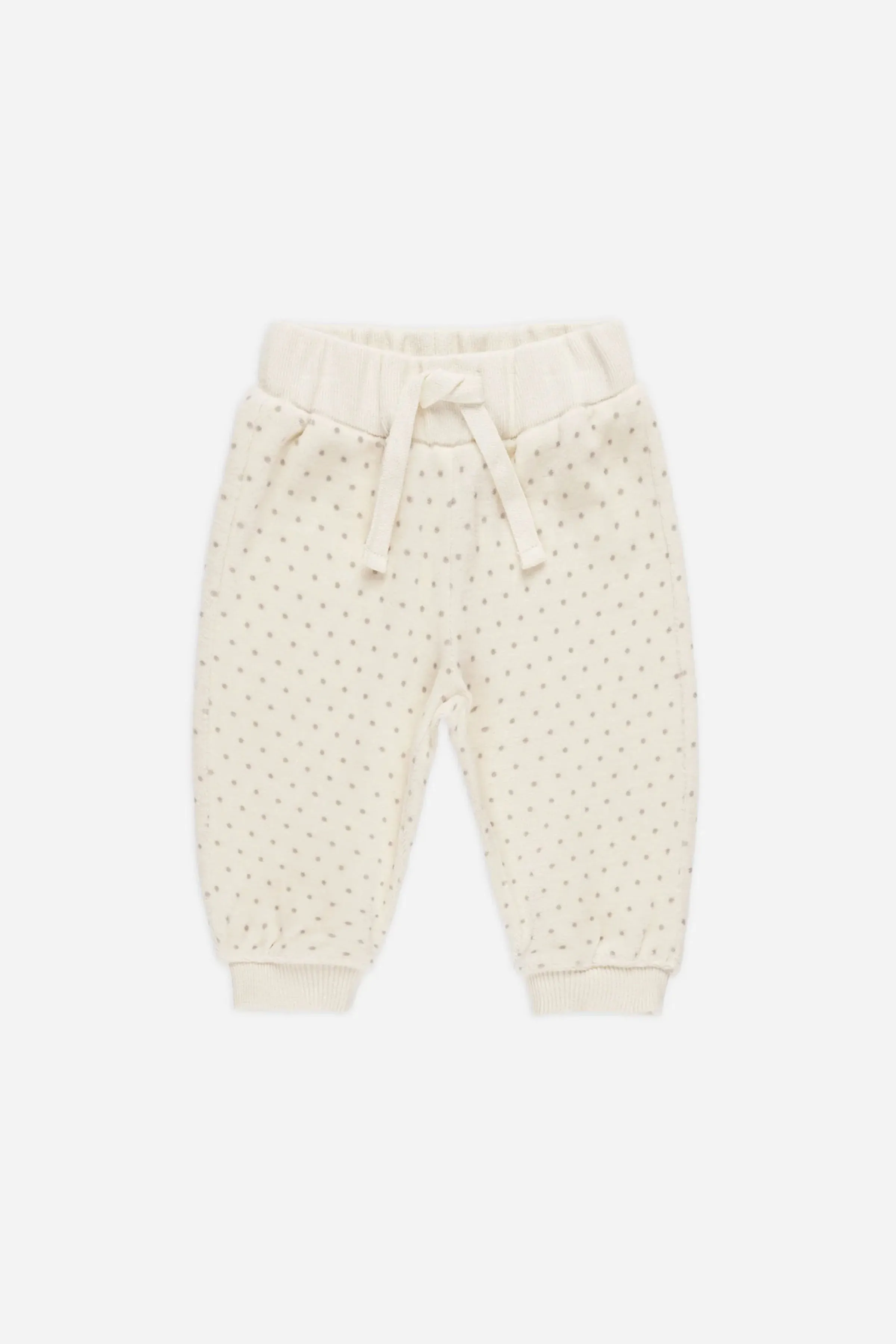 Velour Relaxed Sweatpant (Polka Dots)