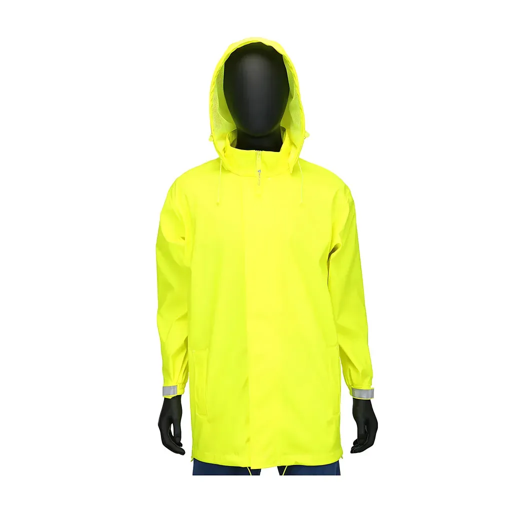 West Chester 4540J/2XL Hi-Vis Stretch Rain Jacket