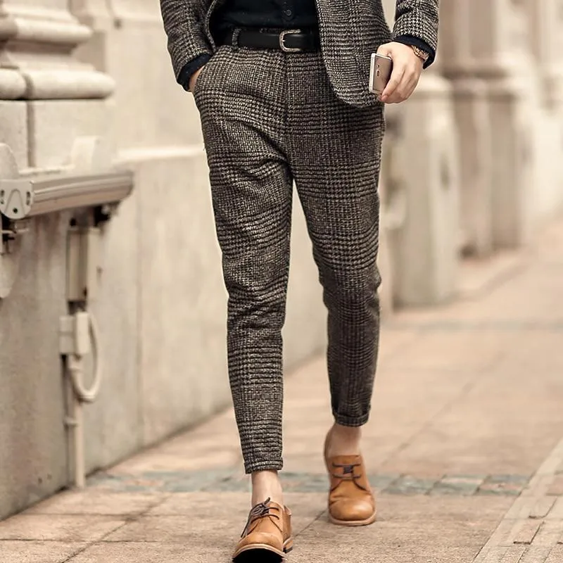 West Louis™ Woolen Business Formal Pants