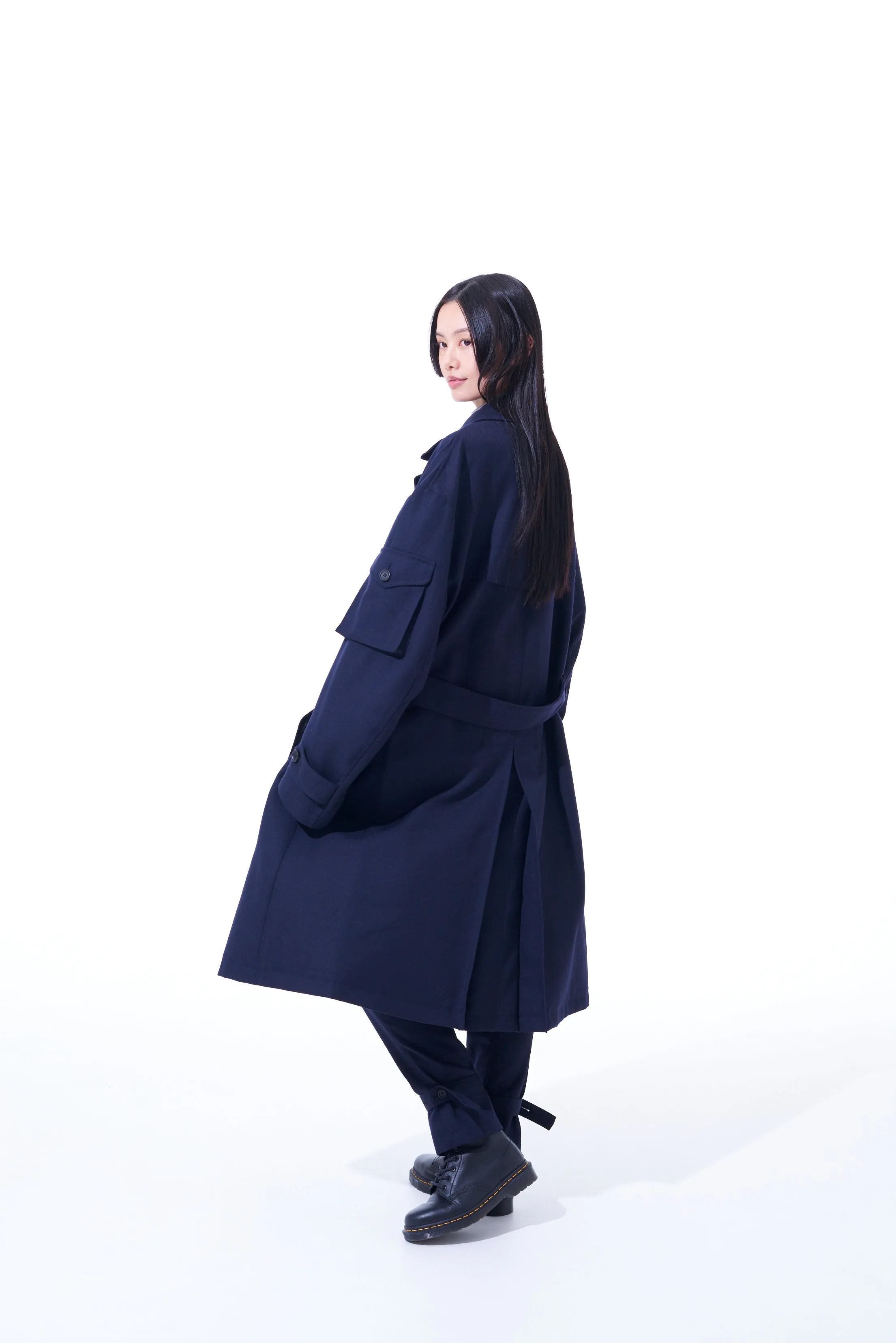 WOOL SURGE OVERSIZED MILITARY COAT