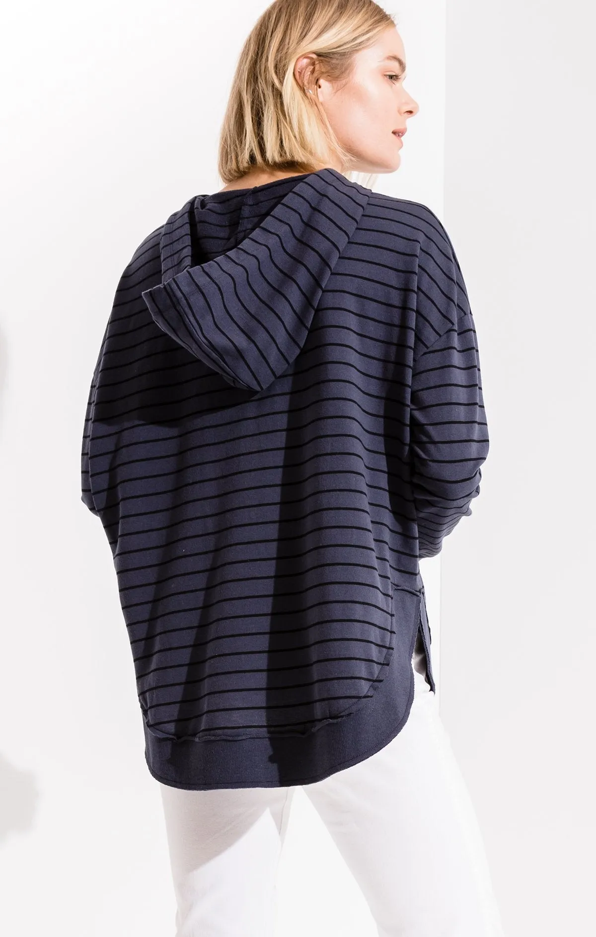 Z Supply the striped Dakota pullover hoodie 2 colors ZT18349